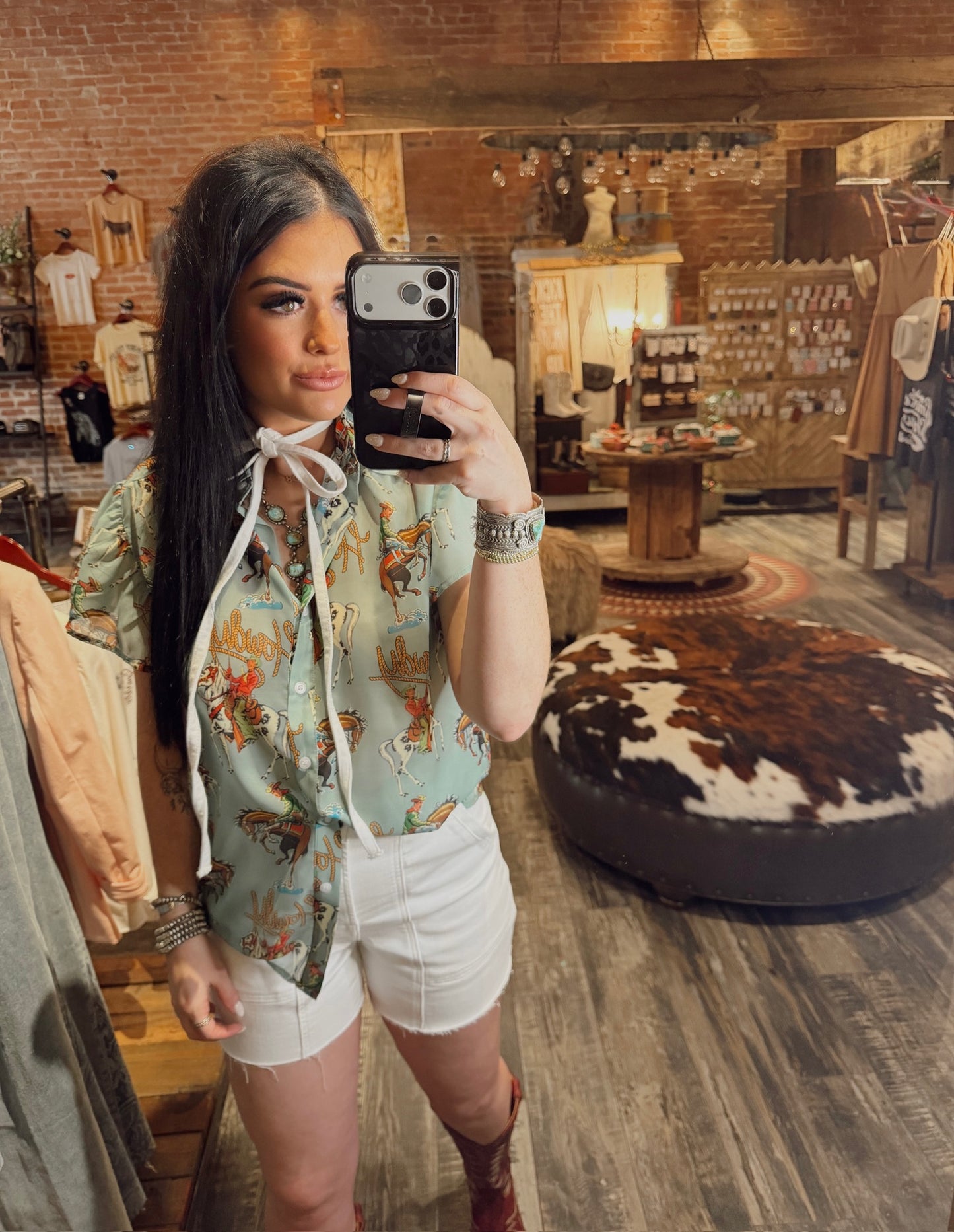 Howdy Flutter Blouse