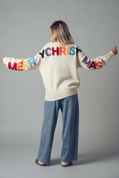 Merry Christmas Knit Sweater