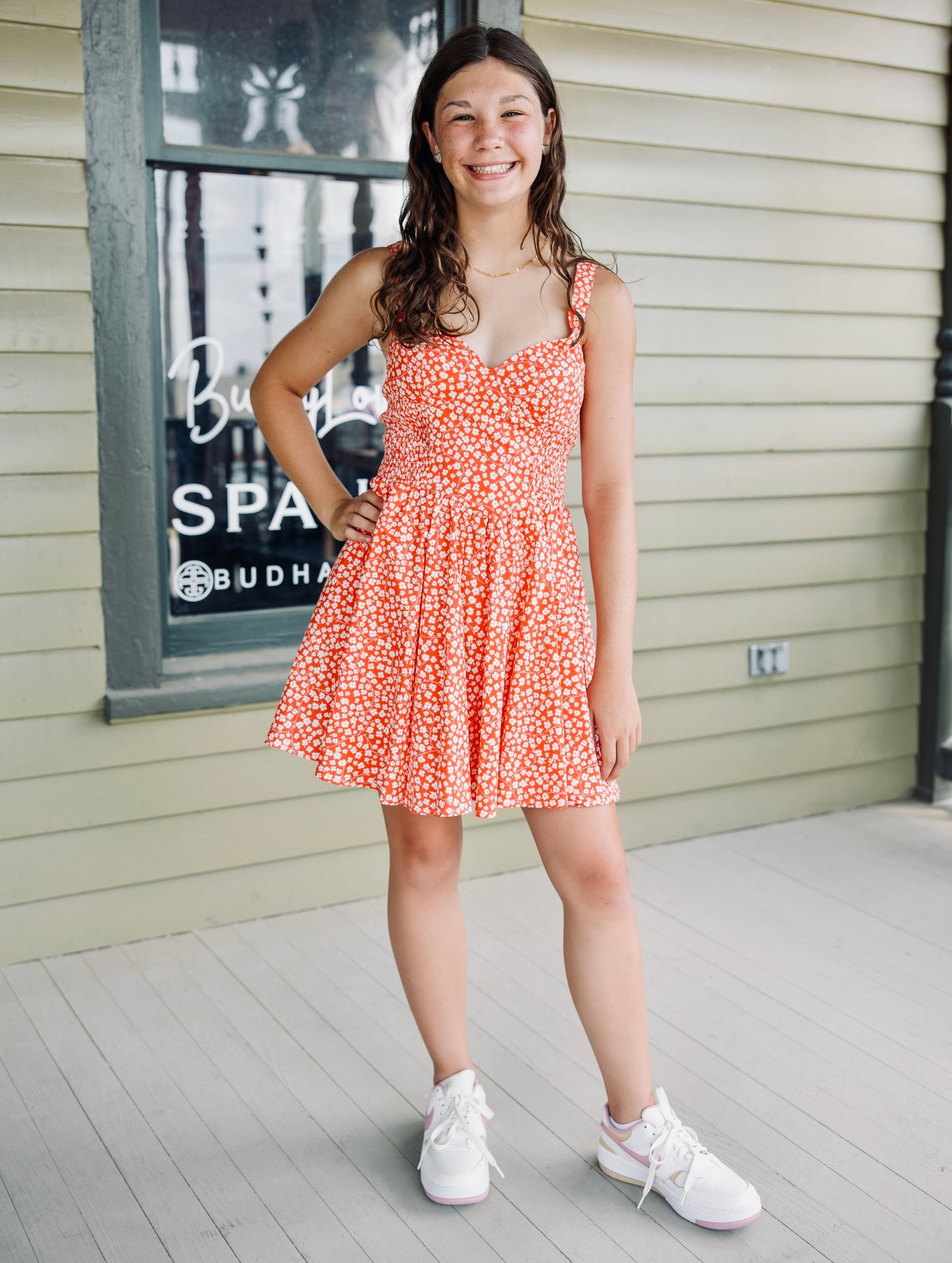 Sunshine Floral Mini Dress