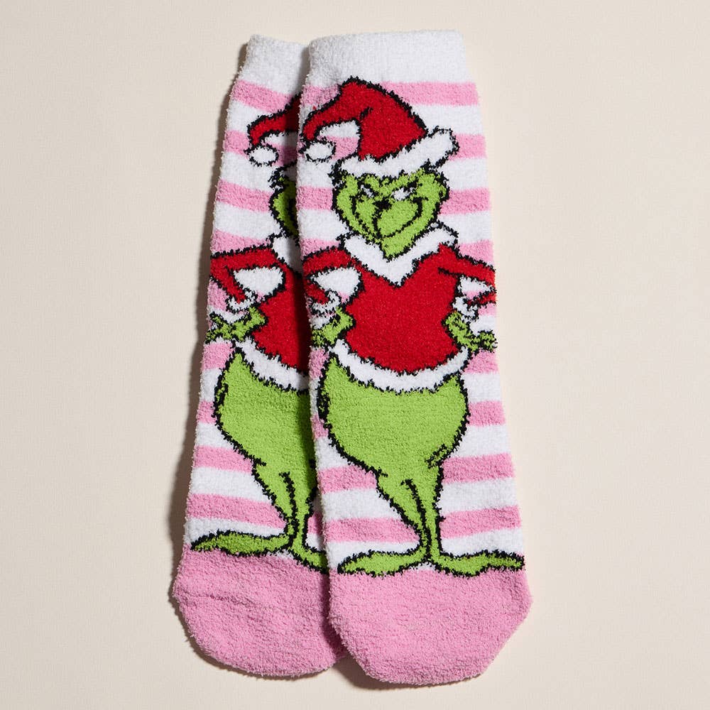 Grinch Christmas Socks
