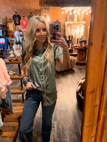 Howdy Hanny Sage Top