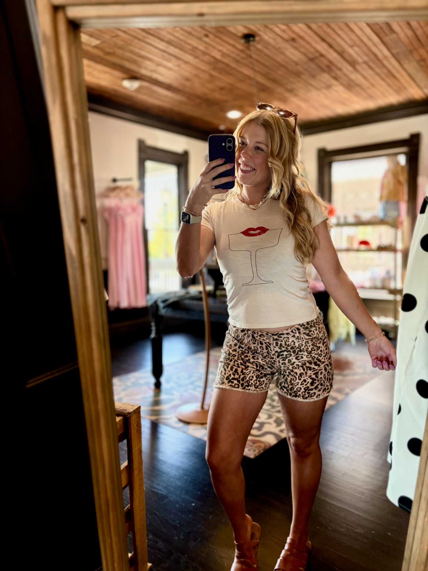 Red Lips Baby Tee
