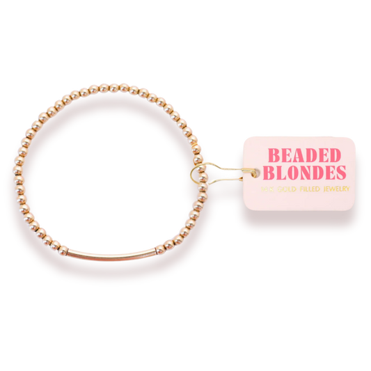 Bar Bracelet in Gold