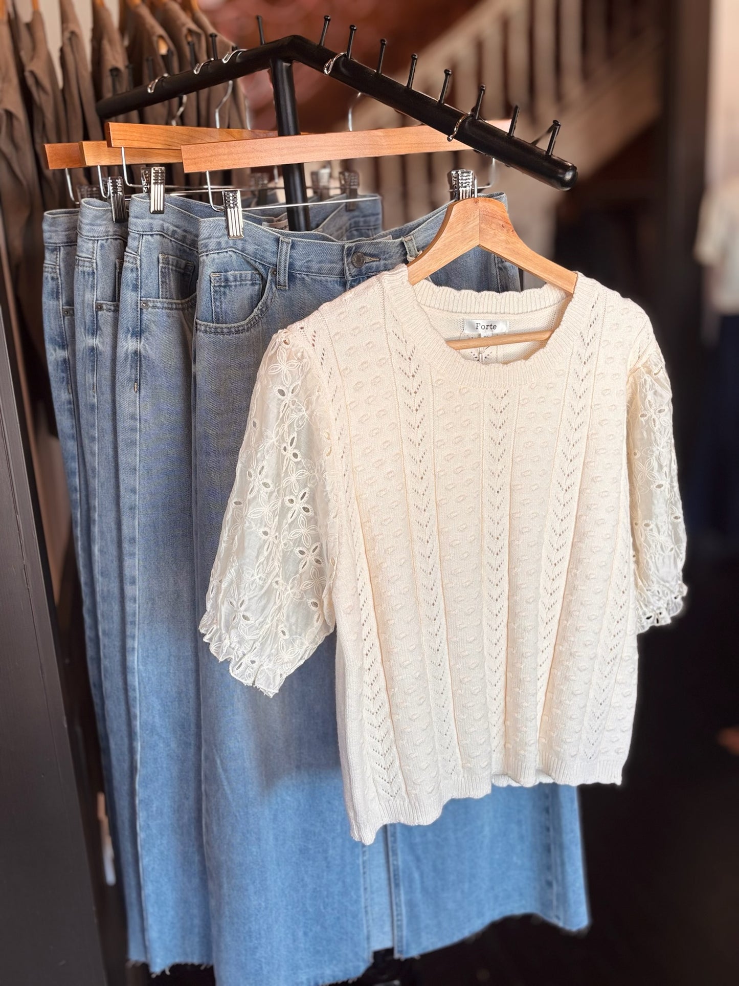 Thrill Ride Denim Skirt