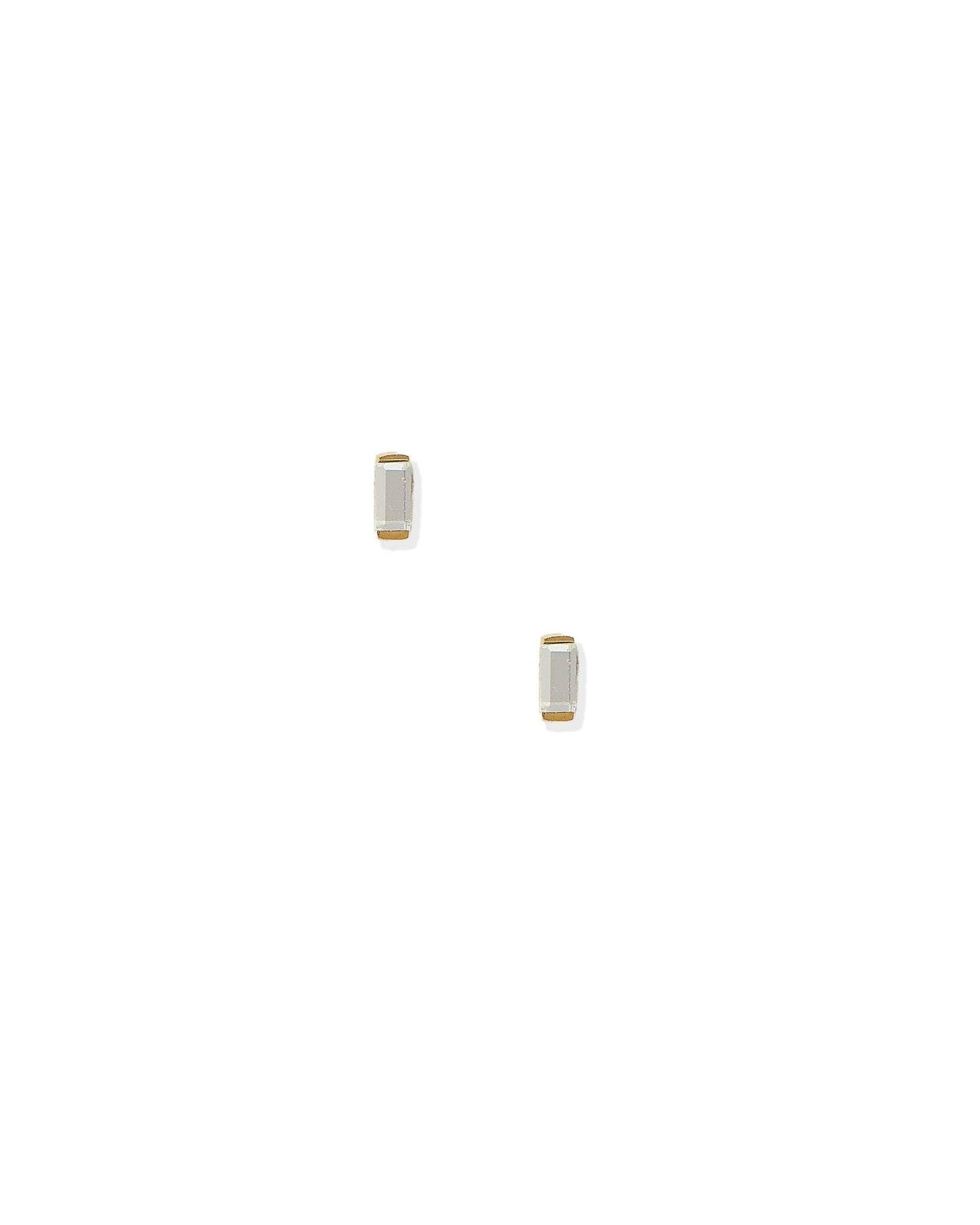 Screwback Stud Earrings - Amber Micro