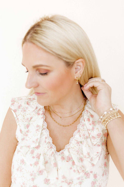 Necklace - Carly Cross Gold