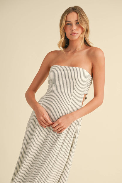 GL STRAPLESS DRESS