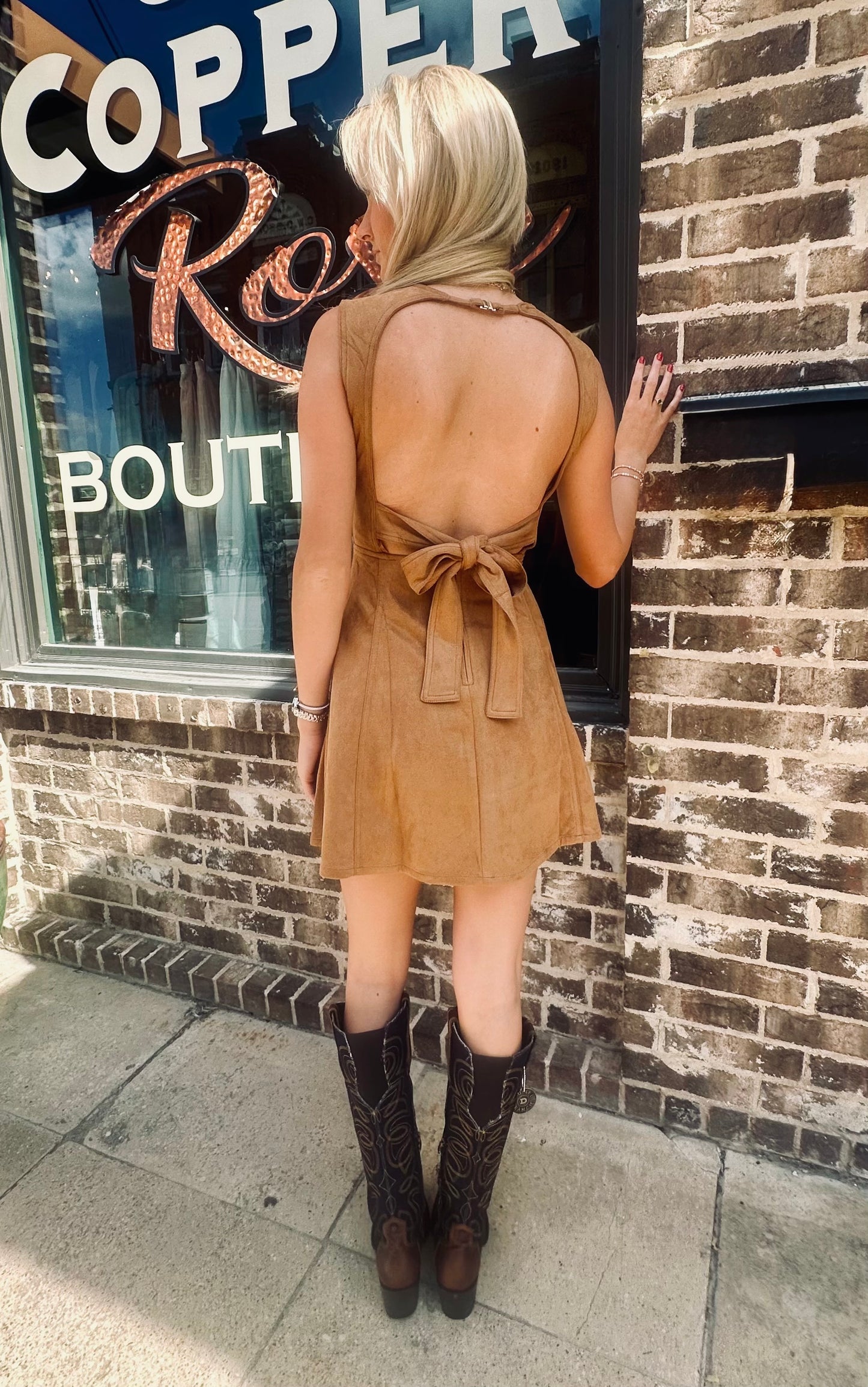 Sway Backless Western Dress