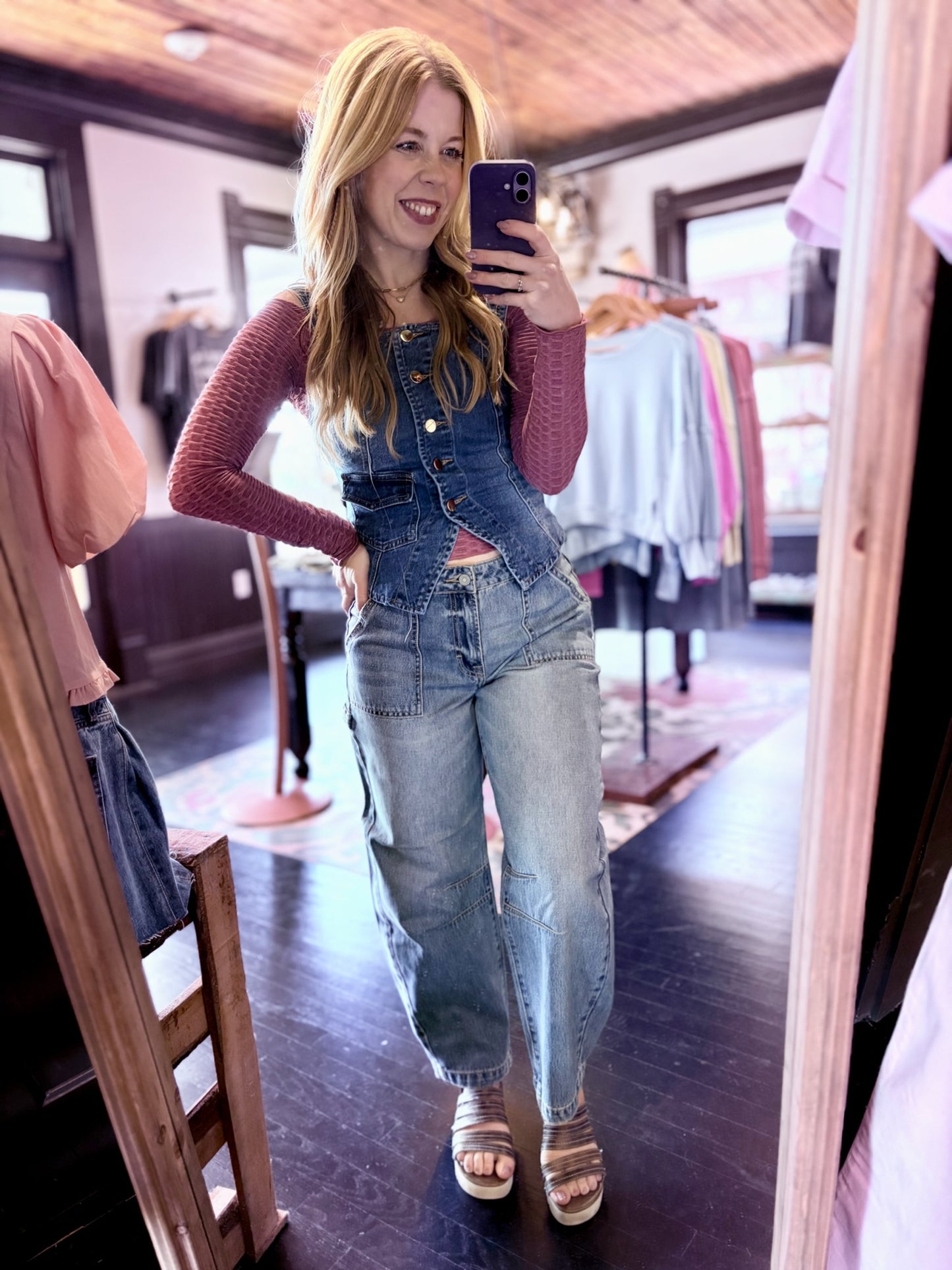 Sammie Barrel Jeans