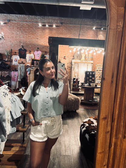 Remi Denim Top