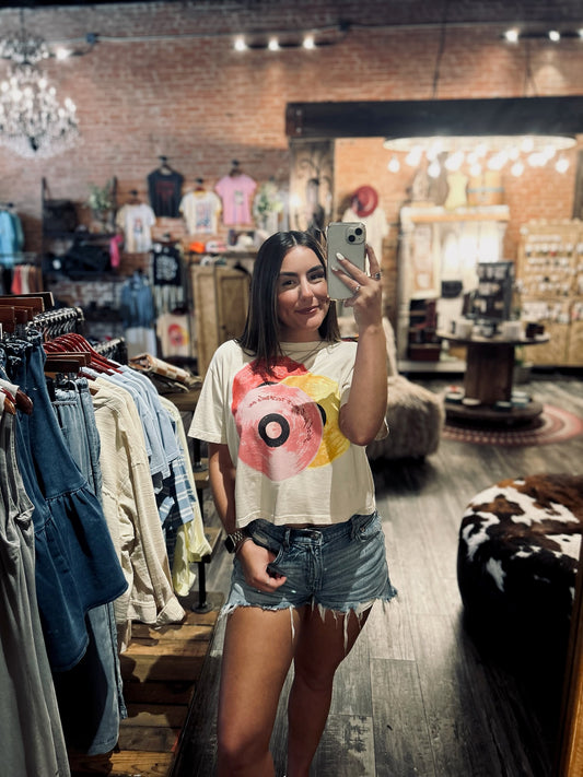 Girl Put Your Records On Tee