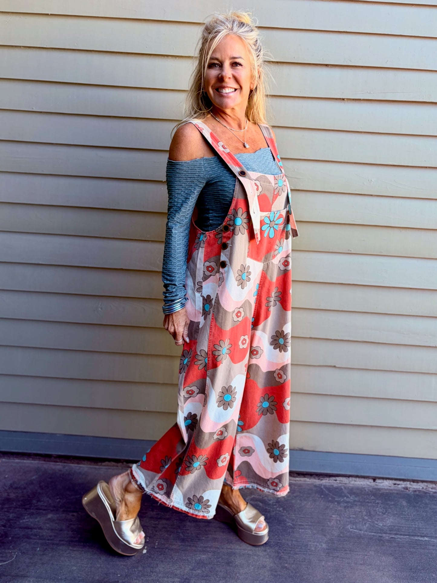 Favorite Printed Overalls