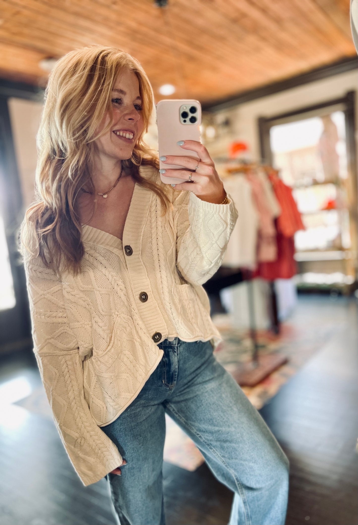 Cable Knit Cutie Cardi