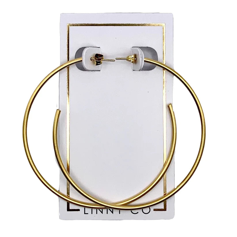 Classic Gold Hoops