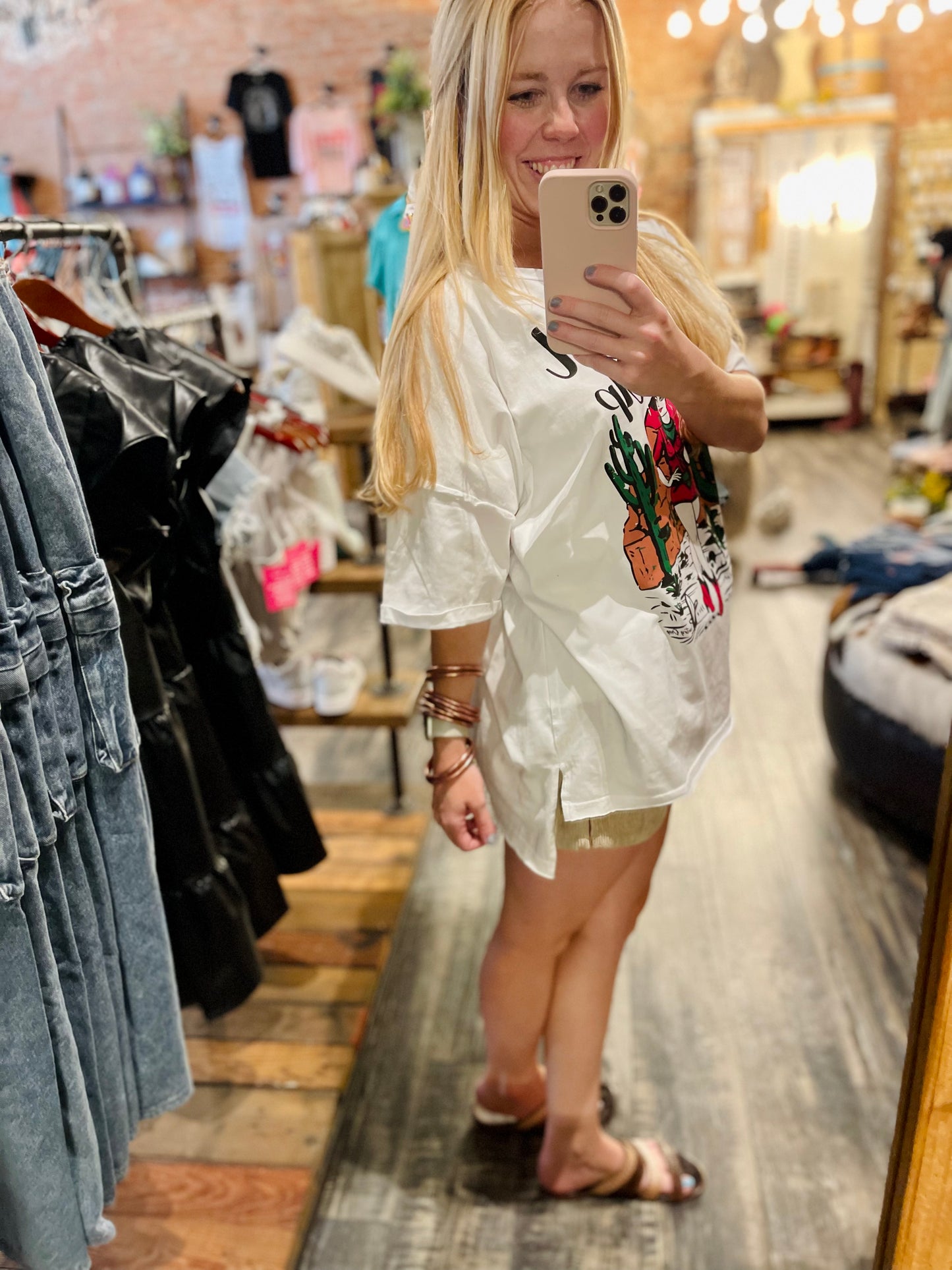 Cowgirl Up Oversized Tee
