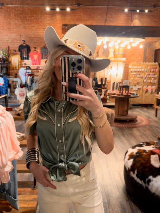 Howdy Hanny Sage Top