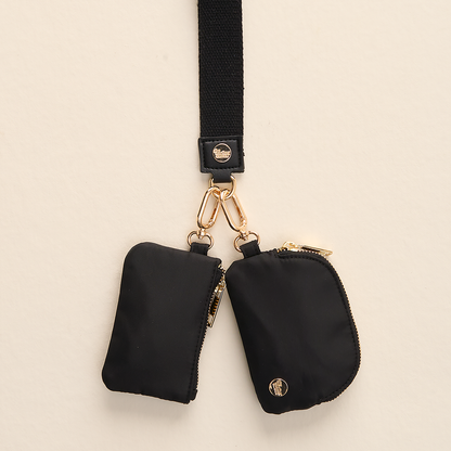 Dynamic Duo Wristlet-Black