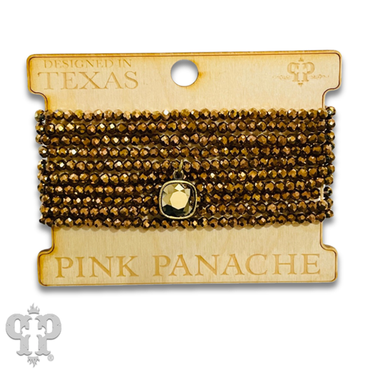 Faceted small crystal bead bracelets