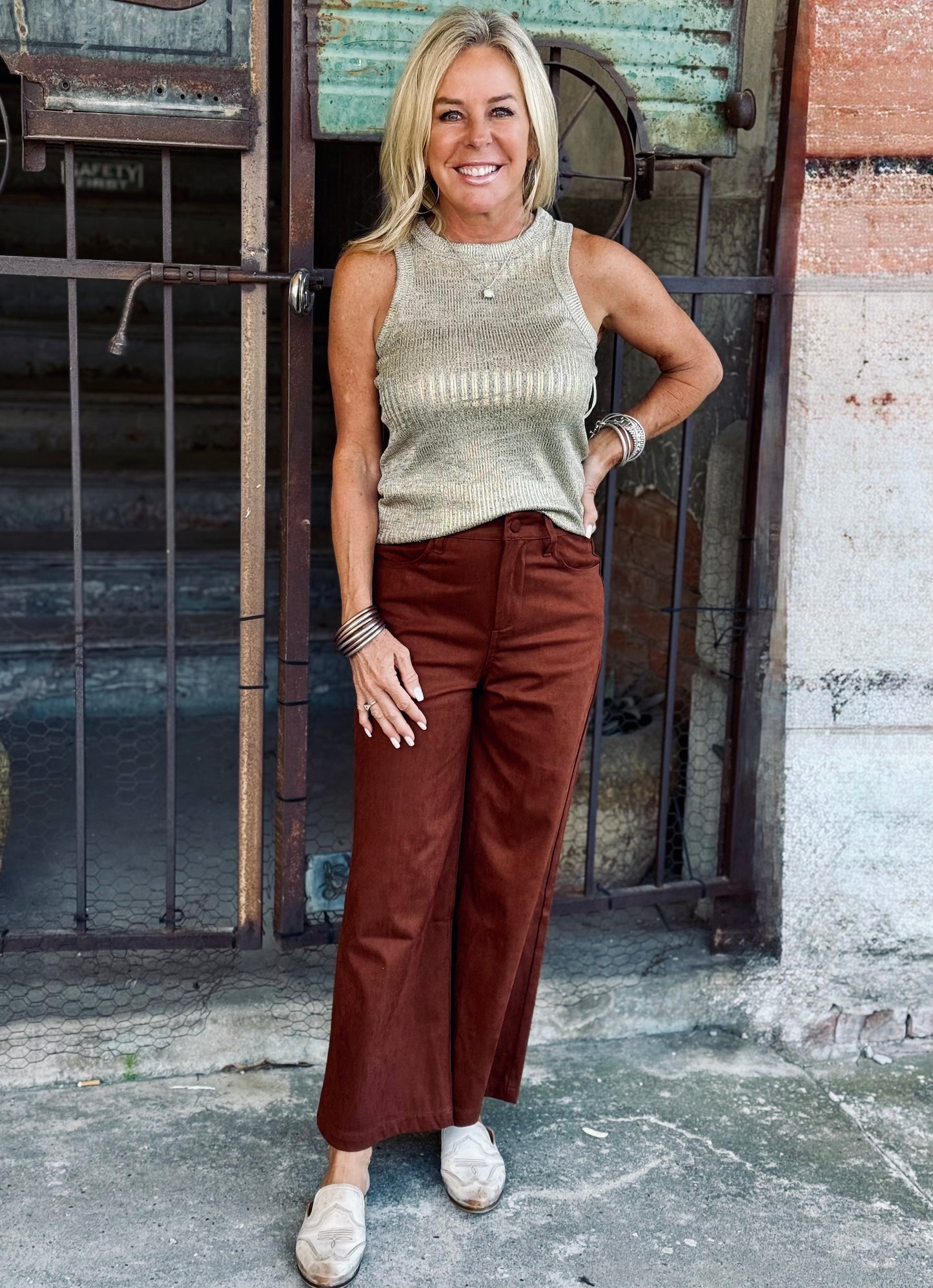Espresso Wide Leg Jean