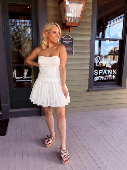 Getting Even Mini Dress