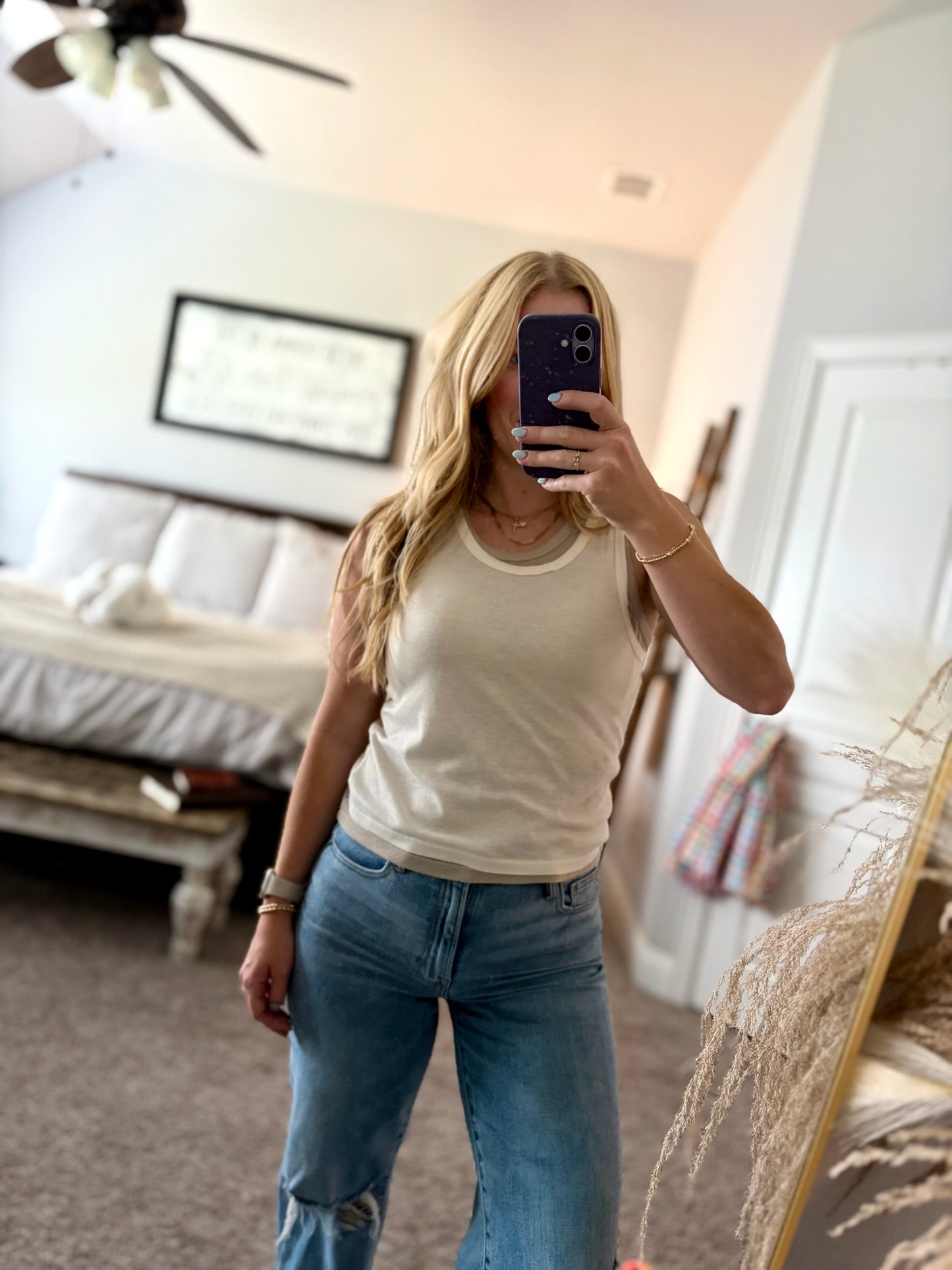 Cloud Knit Layer Tank