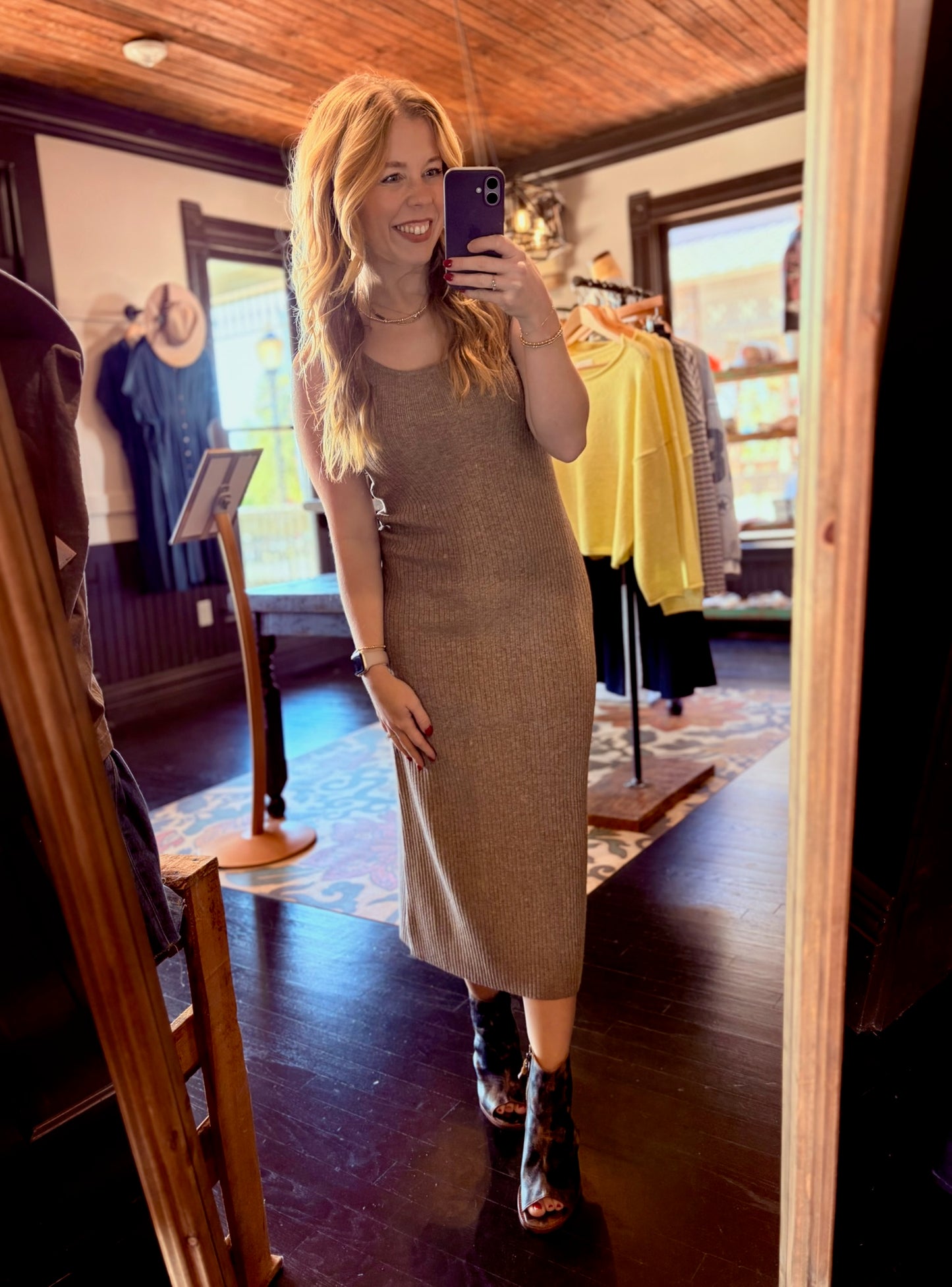 Mocha Midi Dress