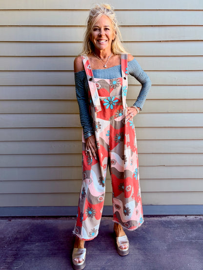 Favorite Printed Overalls