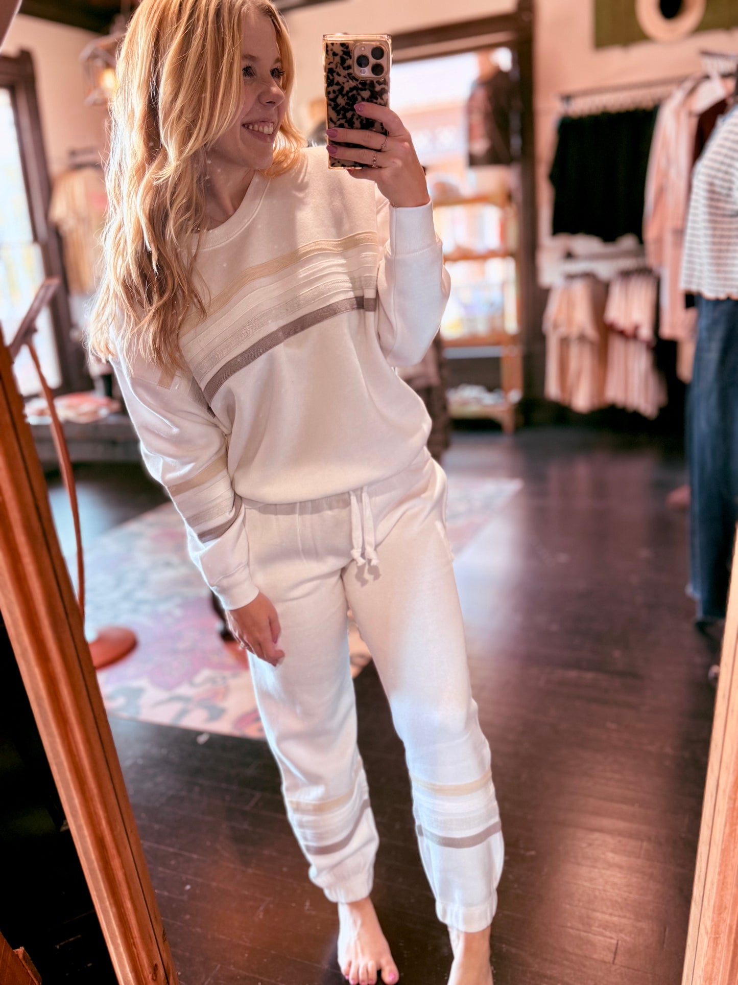 Ice Sherbert Stripe Lounge Set