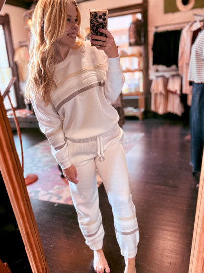 Ice Sherbert Stripe Lounge Set