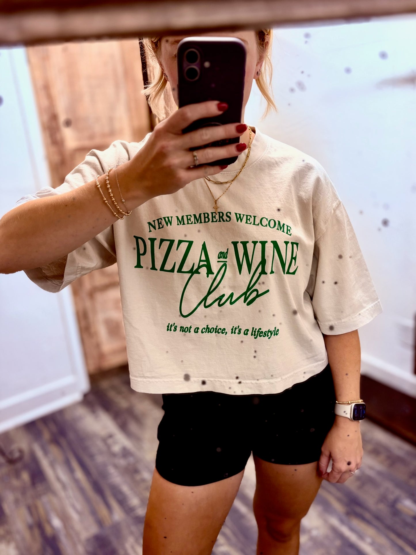 Pizza and Wine Club Tee