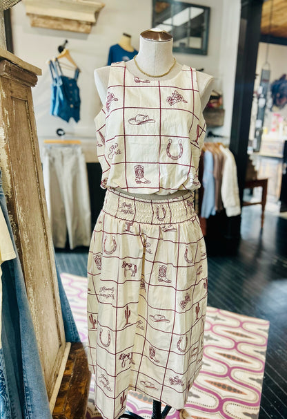 Ella Midi Skirt & Top Set