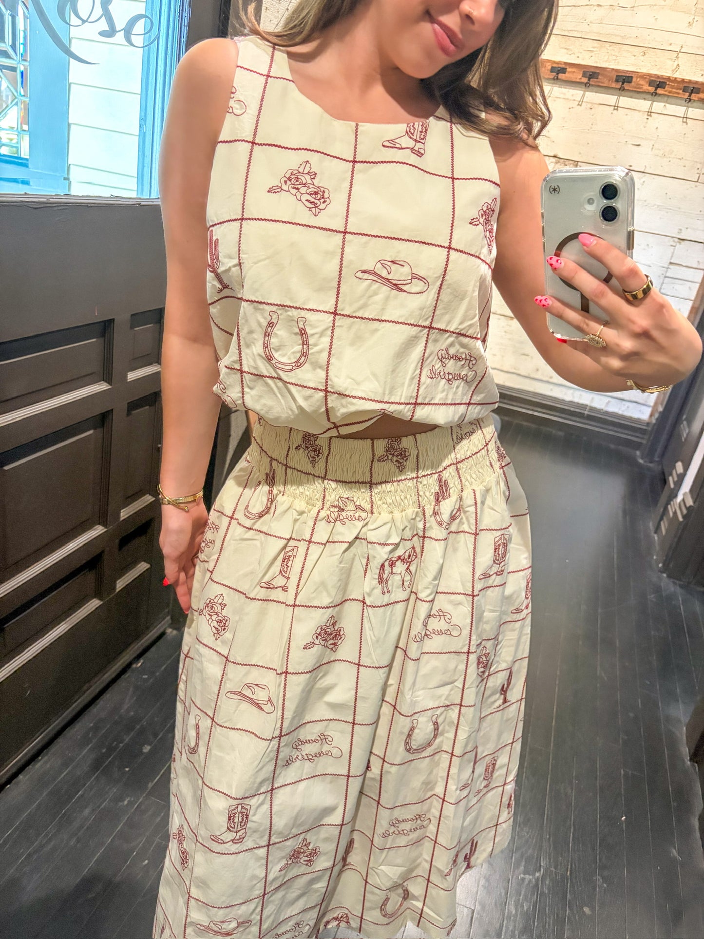 Ella Midi Skirt & Top Set
