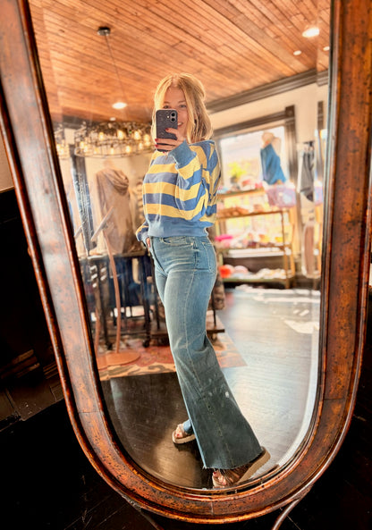 Ditsy Stripe Sweater