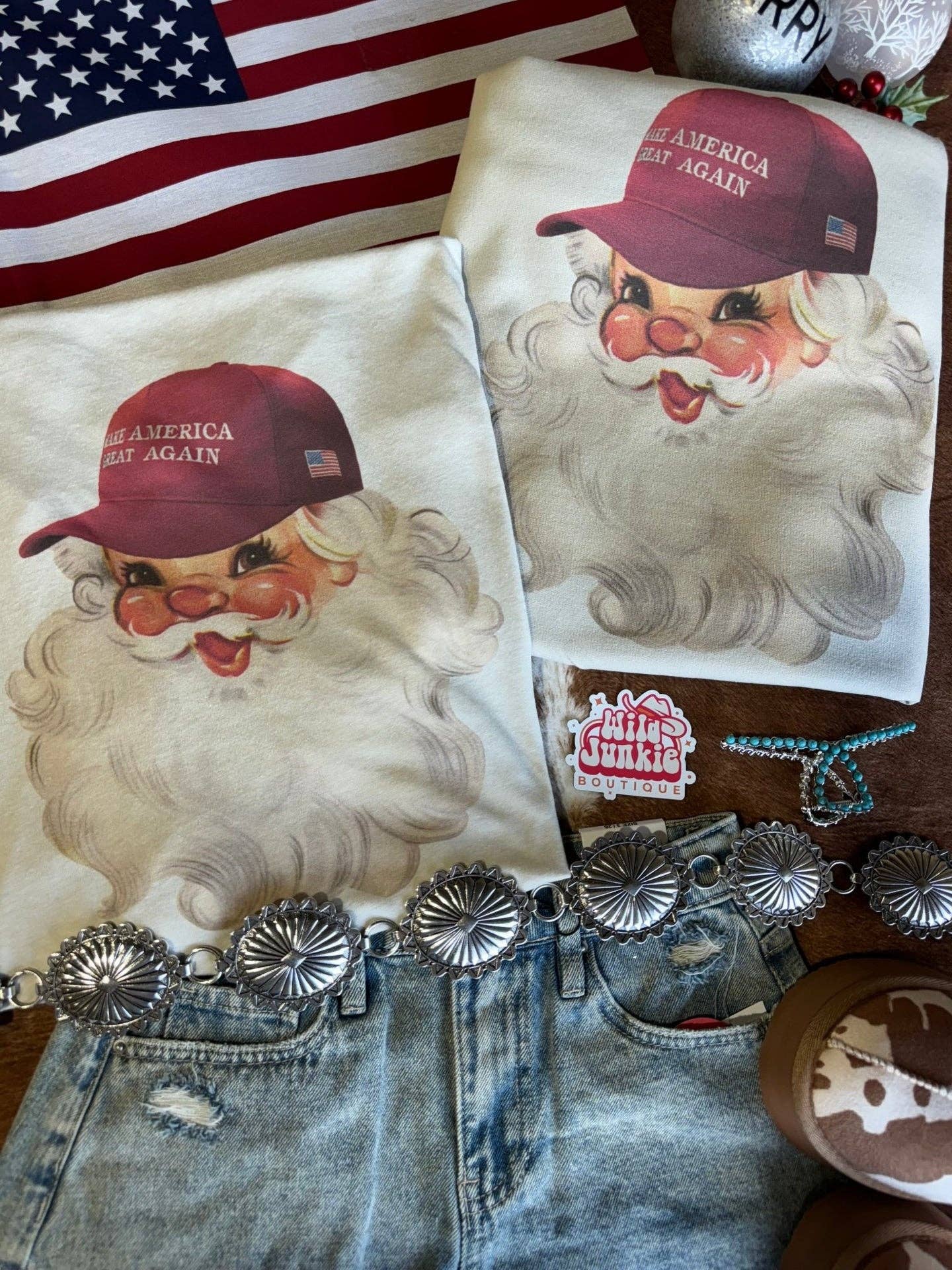 MAGA Santa Graphic