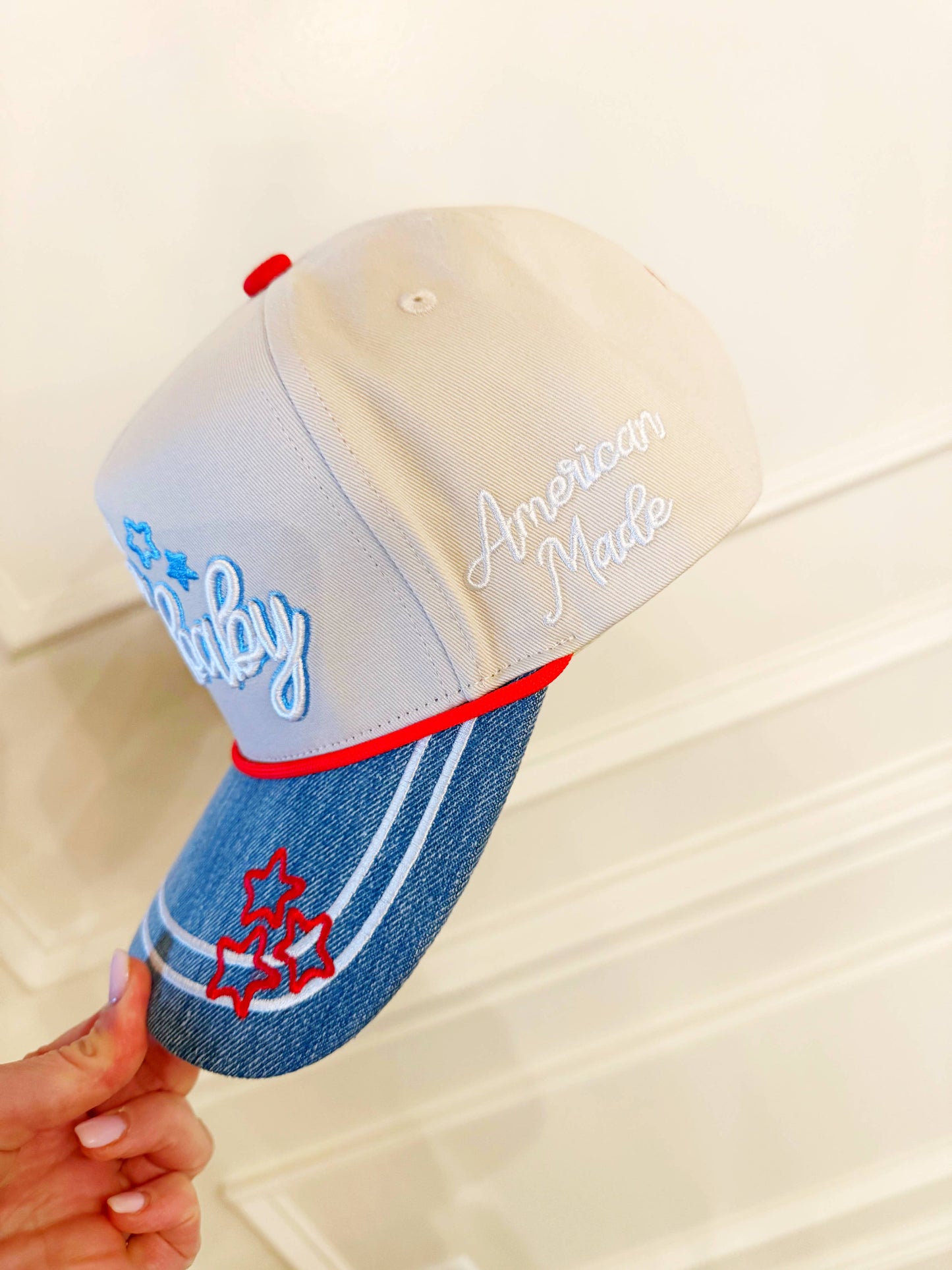 Blue Jean Baby Hat