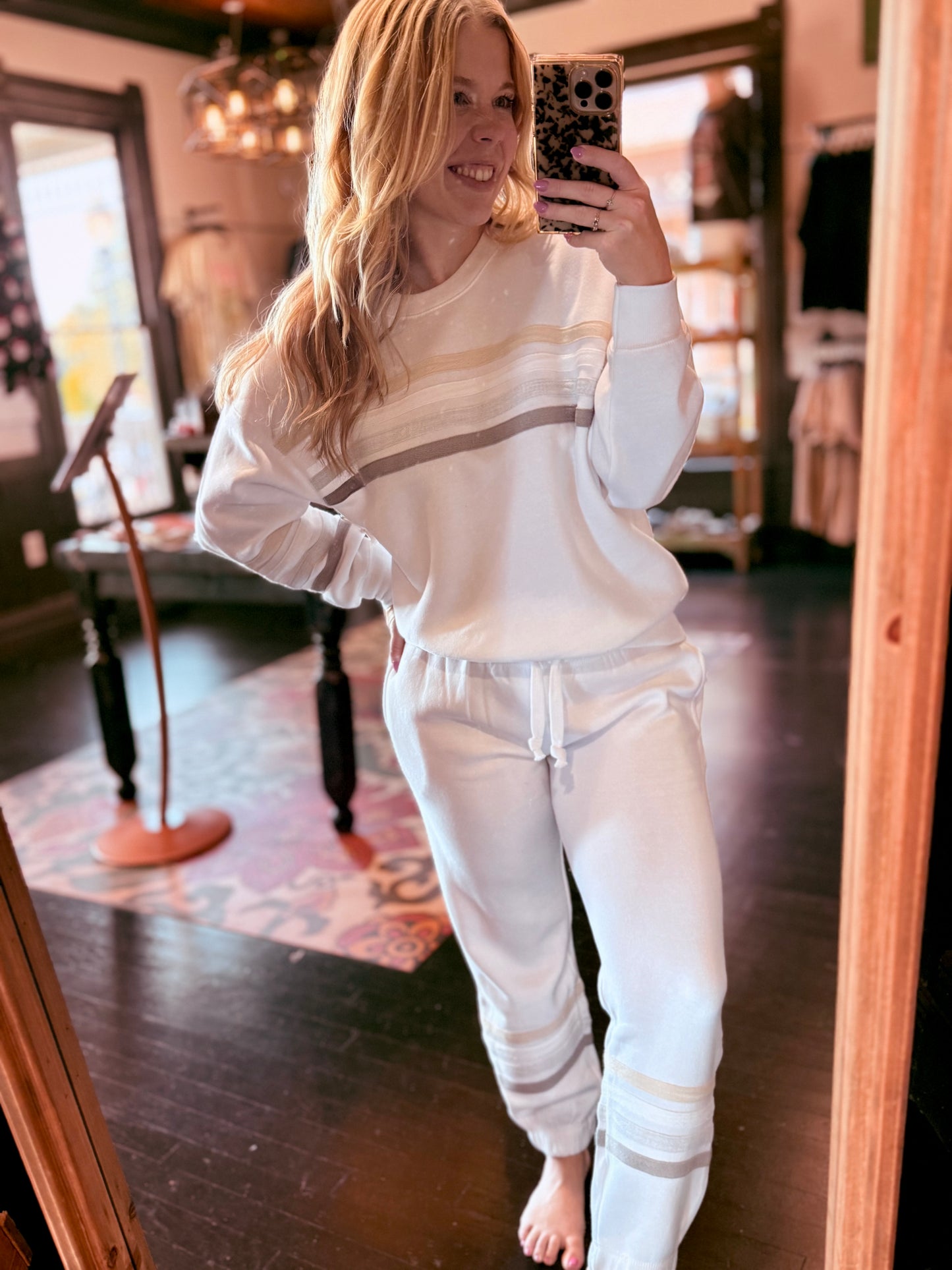 Ice Sherbert Stripe Lounge Set