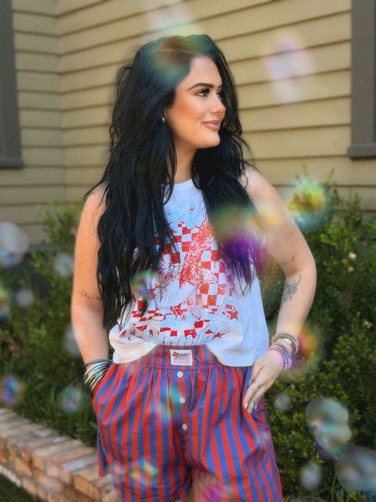 USA Stripe Short