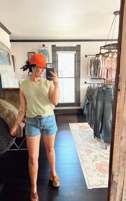 Copper Rose Trucker in Orange