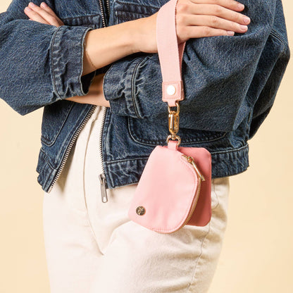 Dynamic Duo Wristlet-Rose