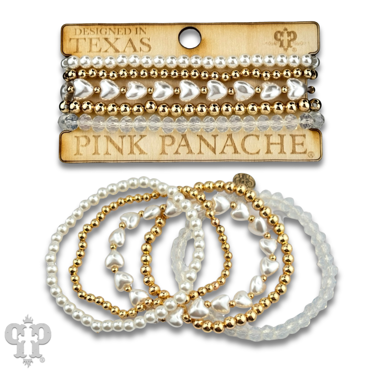 Puffed Heart Acrylic Bracelet