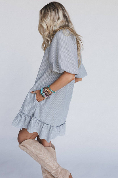 Solace Ruffled Hem Dress