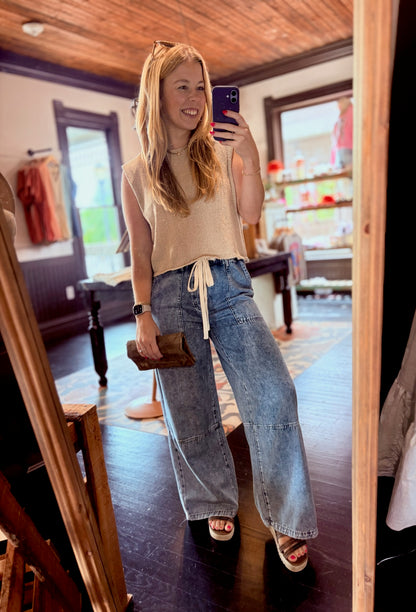 Cait Drawstring Jeans