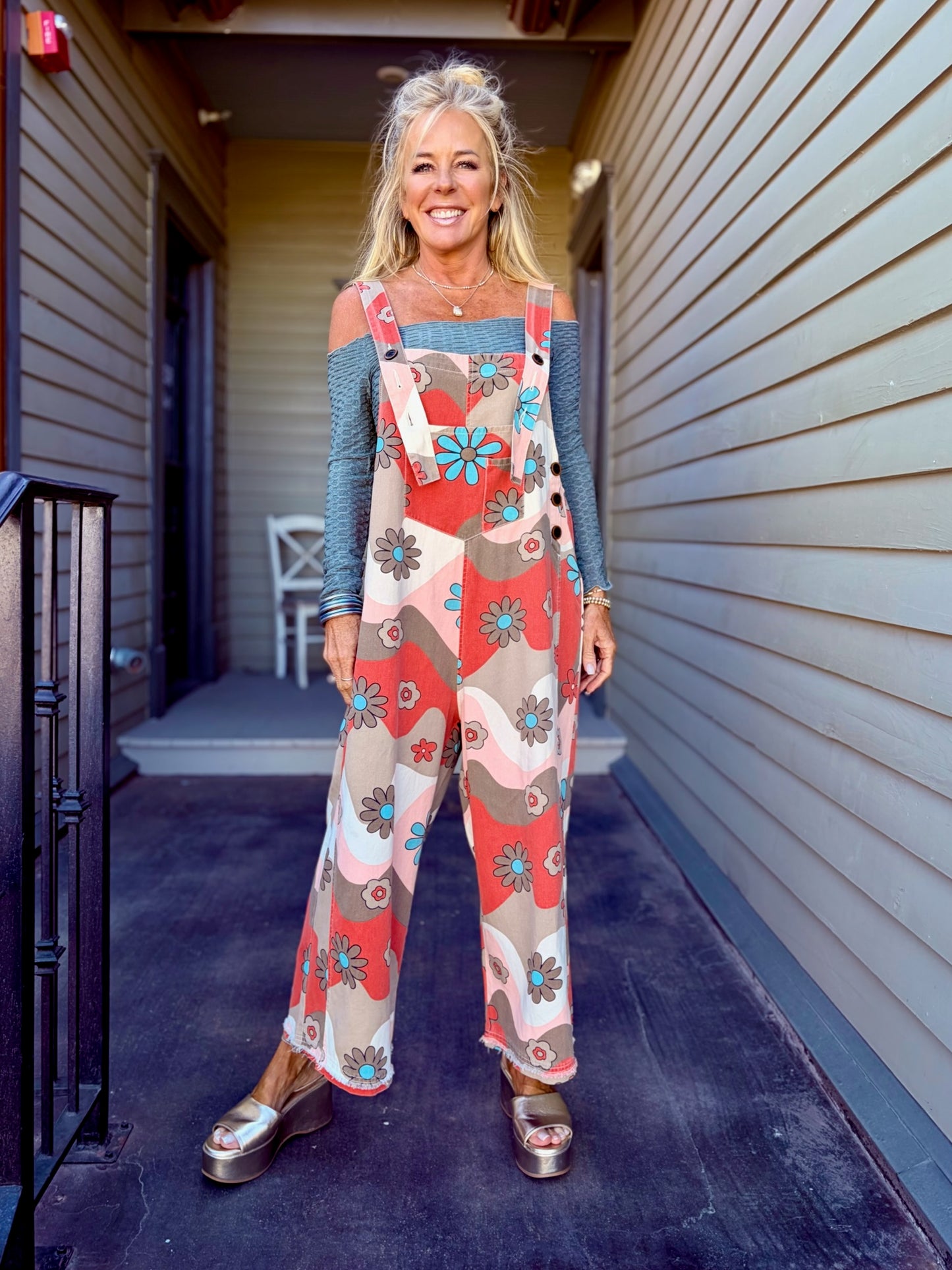 Favorite Printed Overalls