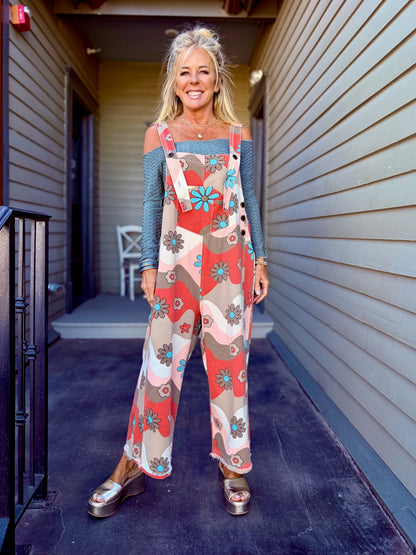 Favorite Printed Overalls