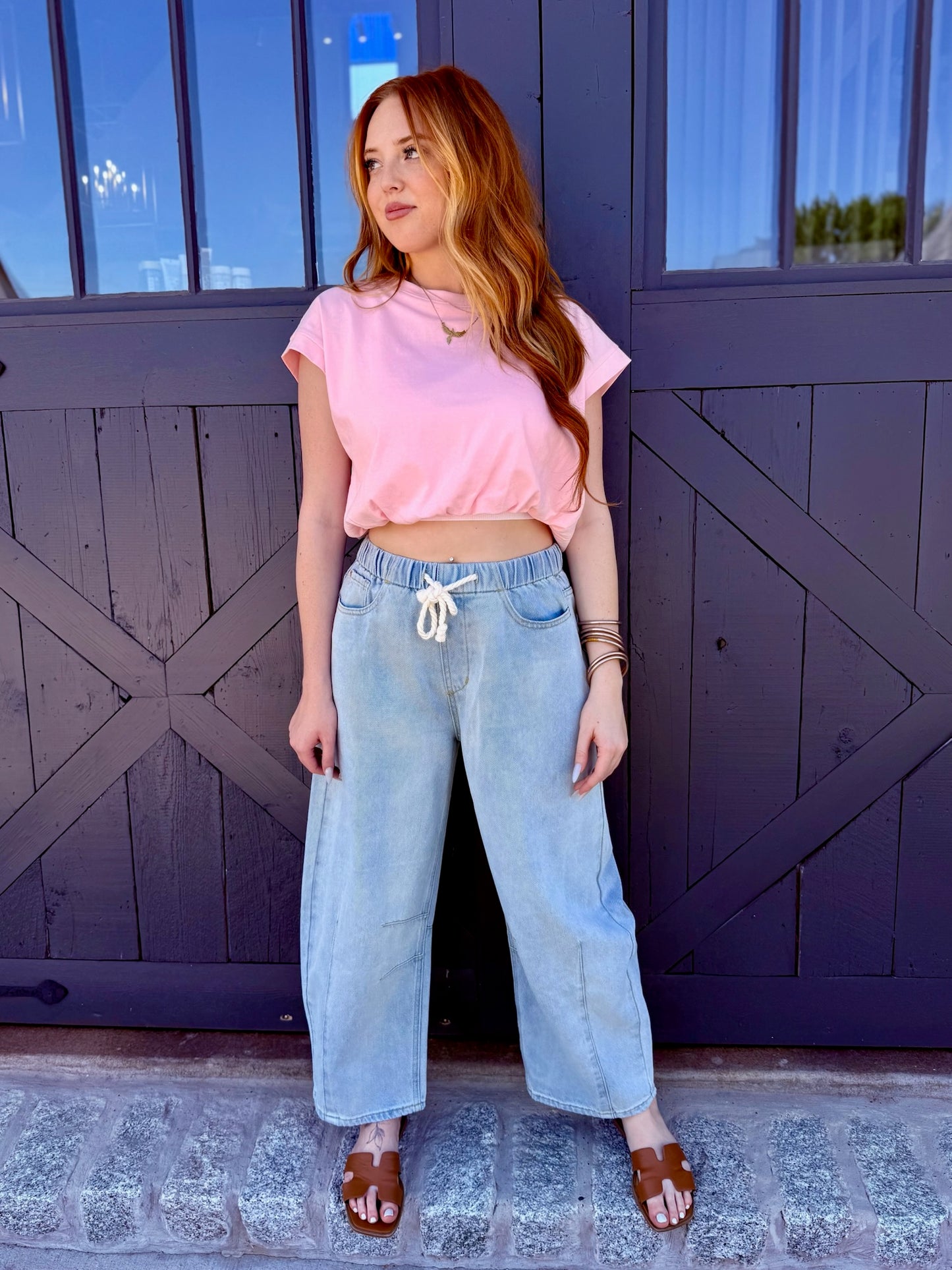 Emma Bubble Hem Top
