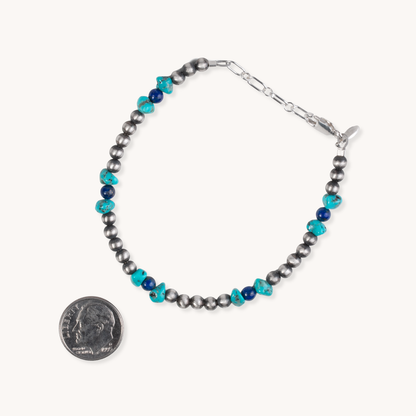 Lapis Wellspring Bracelet (4mm)