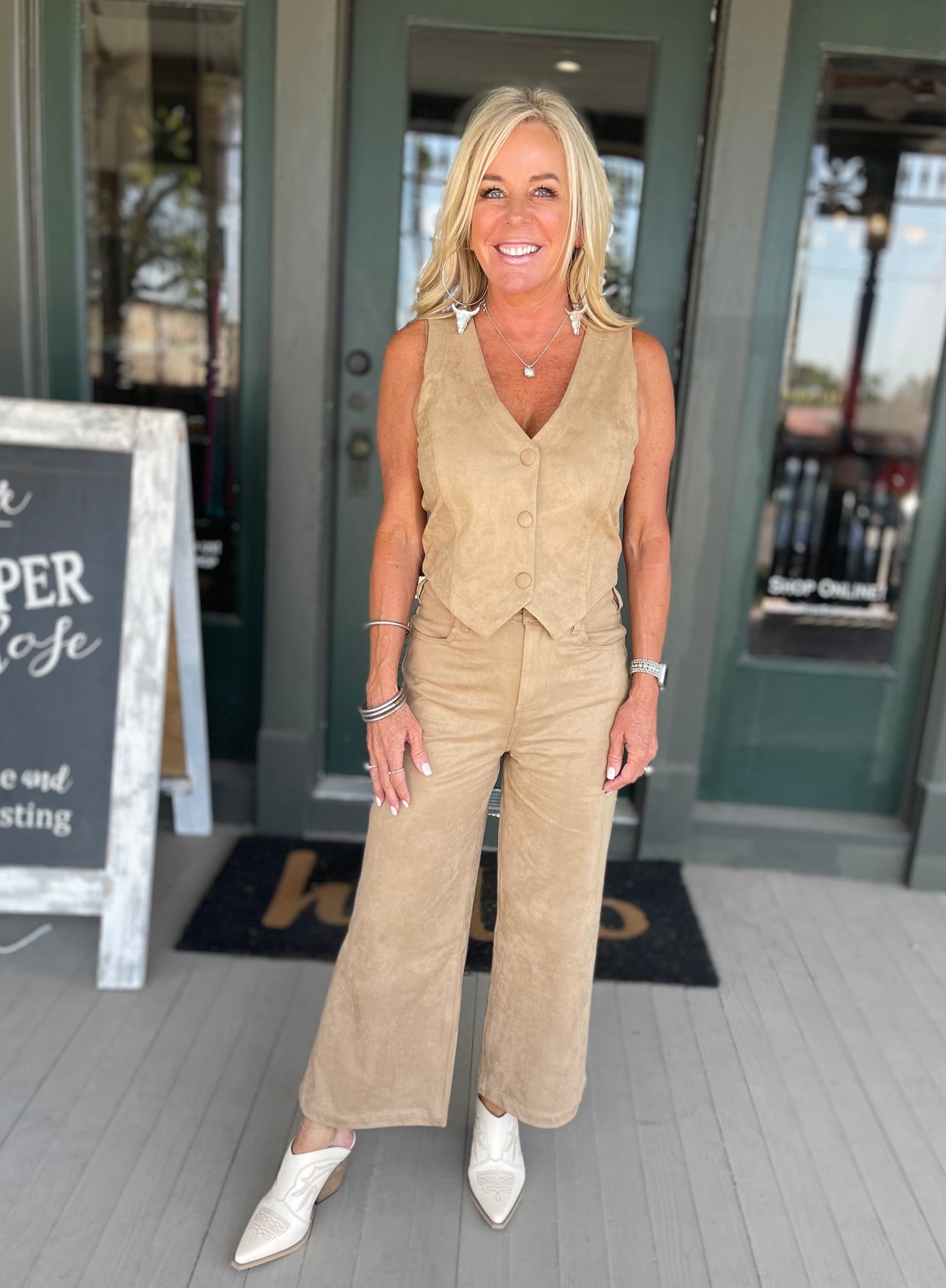 Drea Vest in Toffee