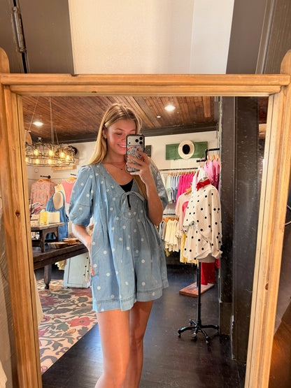 Vivi Polkadot Romper