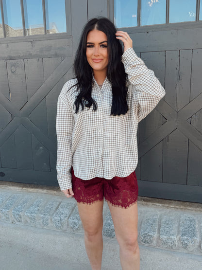 On The Daily Satin Shorts