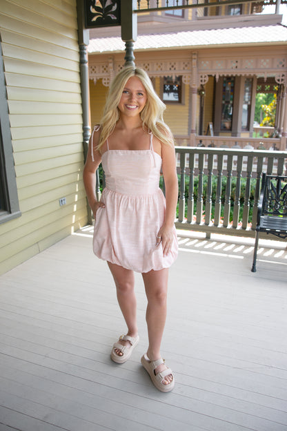 Pin Stripey Bubble Dress